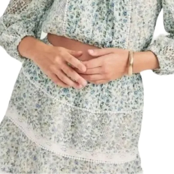 House of Harlow Tiered Floral Mini Skirt Cottagecore | NWT | Size Small - Picture 3 of 16